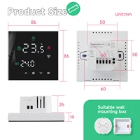 Beok Tuya Smart Home Thermoregulator WIFI Warm Floor Thermostat for Electric Heating Temperature Controller Gas Boiler Yandex - Image 4