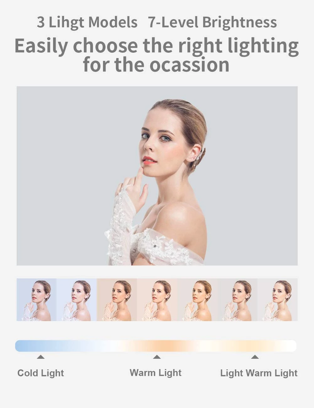 Sports Camera Selfie Stick Selfie Stick Tripod Cell Phone Selfie Stick Smartphone Selfie Stick Selfie Stick Phone Selfie Tripod Extendable Selfie Stand 360&deg; Rotation Phone Holder Rechargeable Wireless Foldable 7 LED Fill Light for Live Video Recording