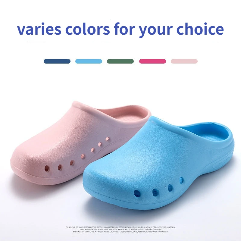 Medical Shoes Hospital Medical Slipper Women Doctor Nurse Clogs Eva Non-Slip Dentisit Work Slippers