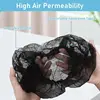 Disposable Shower Cap 100Pcs Elastic No Woven Hair Head Cover Nets Large Dustproof Hair Caps Makeup DIY Hair Dye Tatoo  Bath Cap 4