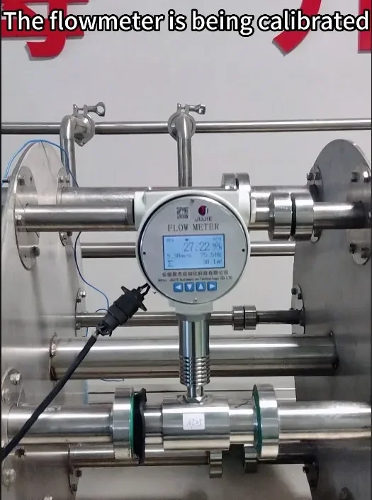 Digital Flow Meter 1 2&rdquo; RS485 Clean Liquid Water Milk SS304 Flowmeter Flow Rate Measurement LCD Display Pulse Modbus