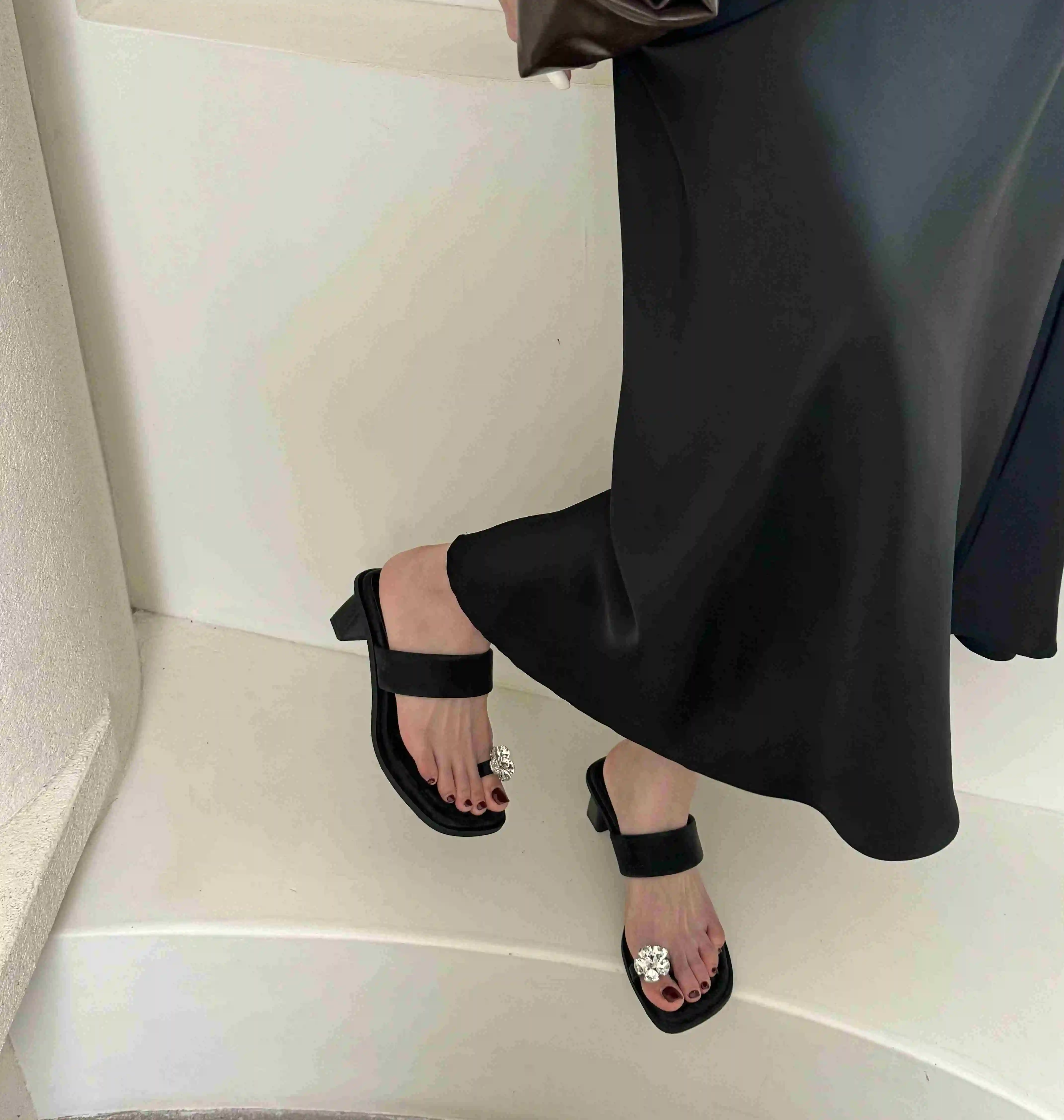 Women's Slide Sandals Slip On Flat Sandals Flip Flop Thong Sandals Casual Summer Sandals