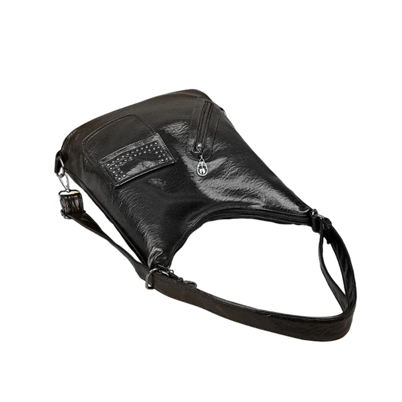 Shoulder Bag for Girl Student Large Capacity Versatile Backpack Vintage Rucksack