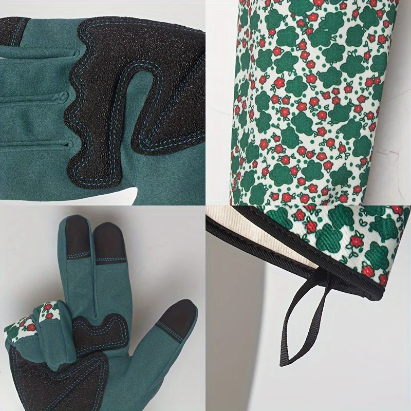 Long Tube Gardening Safety Working Gloves Thorn-Proof Gloves For Cactus Rose Pruning & Lawn Care Garden Protective Work Gloves 5