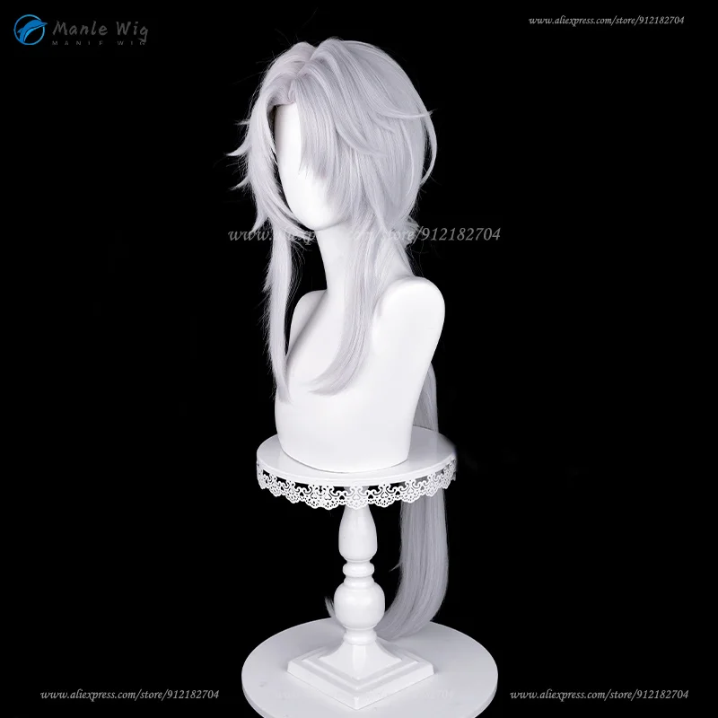 Blade Cosplay Perücke 100cm Dunkelblau Dunkelrot Heat Resistant Synthetik Anime Party 11