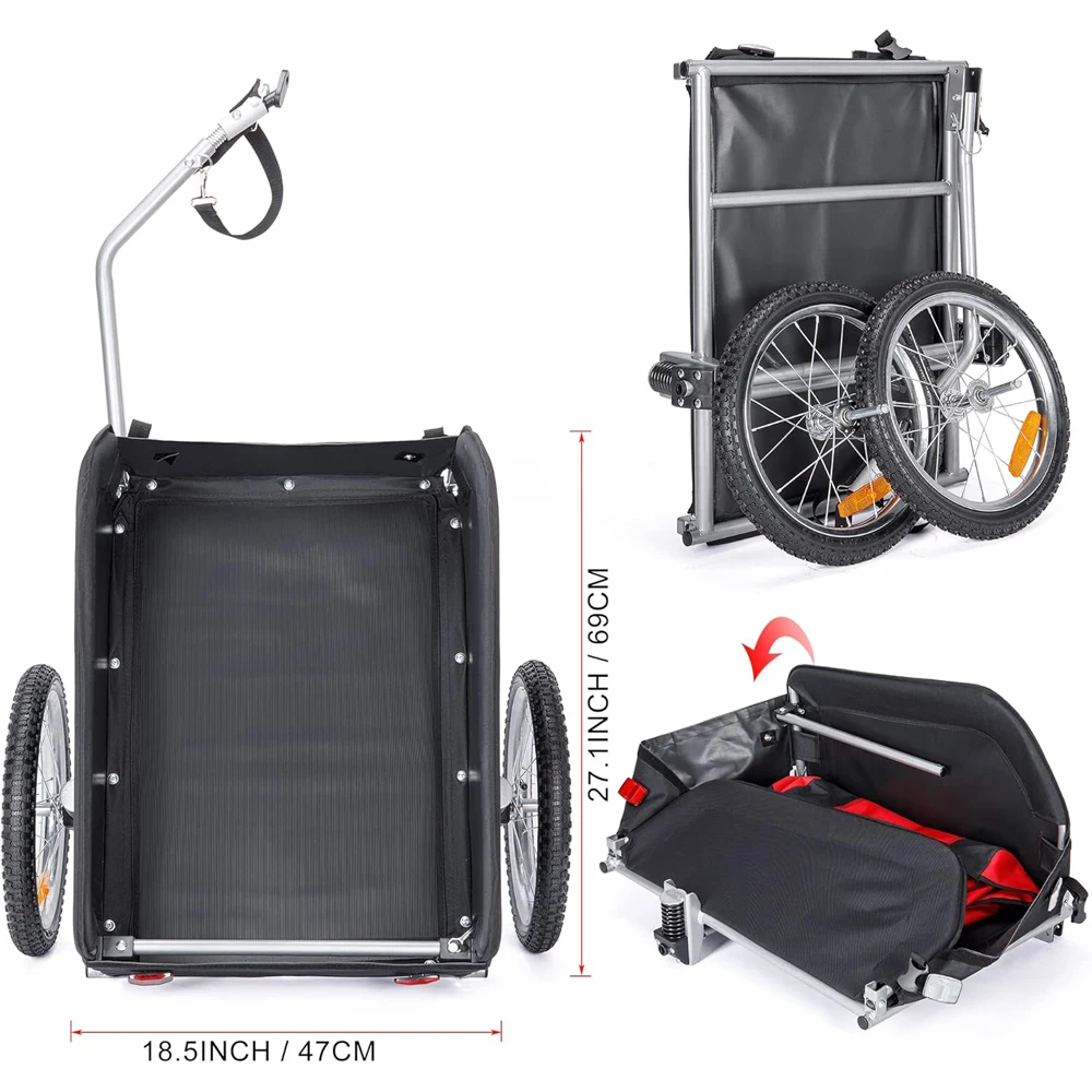 Bicycle Trailer Cycle Force Remorque Velo Cycle Force EV Bicycle