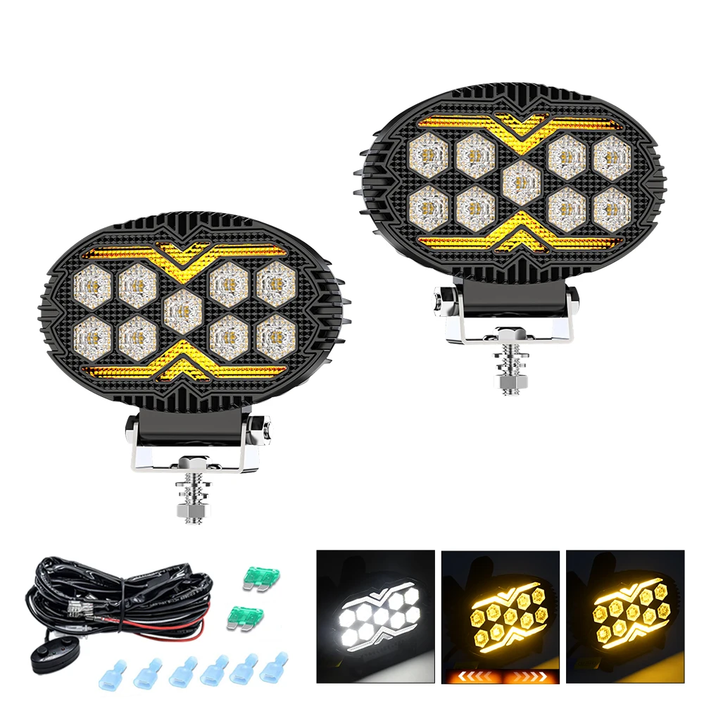 5.5Inch Work Fog Light LED Headlight Light Auto Fog Light Led Light Bar for Moto