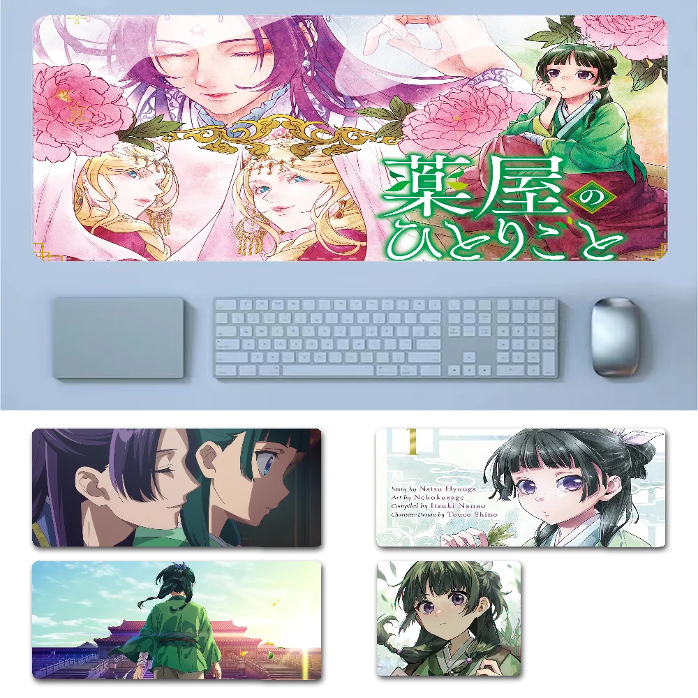 

The Apothecary Diaries Mousepad Boy Pad Laptop Gaming Mice Mousepad Size for Game Keyboard Pad for Gamer