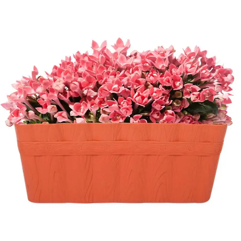 

Country Flower Box Plant Desktop Flower Pot Creative Tree Pattern Small Flower Pot Indoor Balcony Cultivation Pot