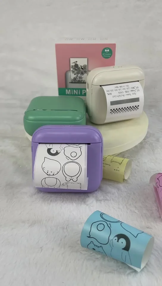 Портативный крошечный термопринтер для фотографий — X6 Все века аксессуары учебы