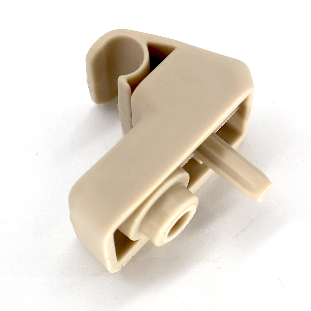 Auto-Innenraum, Auto-Sonnenblenden-Halterung, Visierhalterung, Beige, direkte Installation, einfach zu bedienen, aus ABS, praktisch und zuverlässig für Fiat – Detail 10