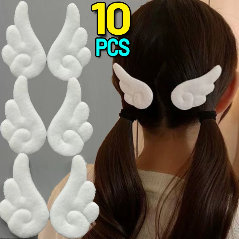 Süße Engelsflügel Plüsch Haarnadel Süßes Mädchen Haarspange Zubehör Haarspangen Haarklammer Kopfschmuck Mode Kopfbedeckung Haarspange Ornamente
