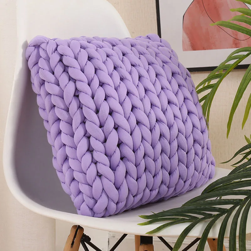 1000g Super Velvet Chunky Yarn Thick Bulky Giant Thread White Bag For Hand Knitting DIY Arm Soft Big Blanket Carpet Pet Bed자이언트얀 3