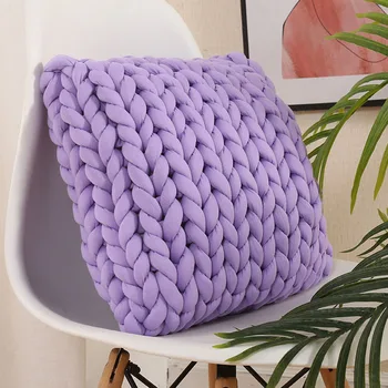 1000g Super Velvet Chunky Yarn Thick Bulky Giant Thread White Bag For Hand Knitting DIY Arm Soft Big Blanket Carpet Pet Bed자이언트얀 3