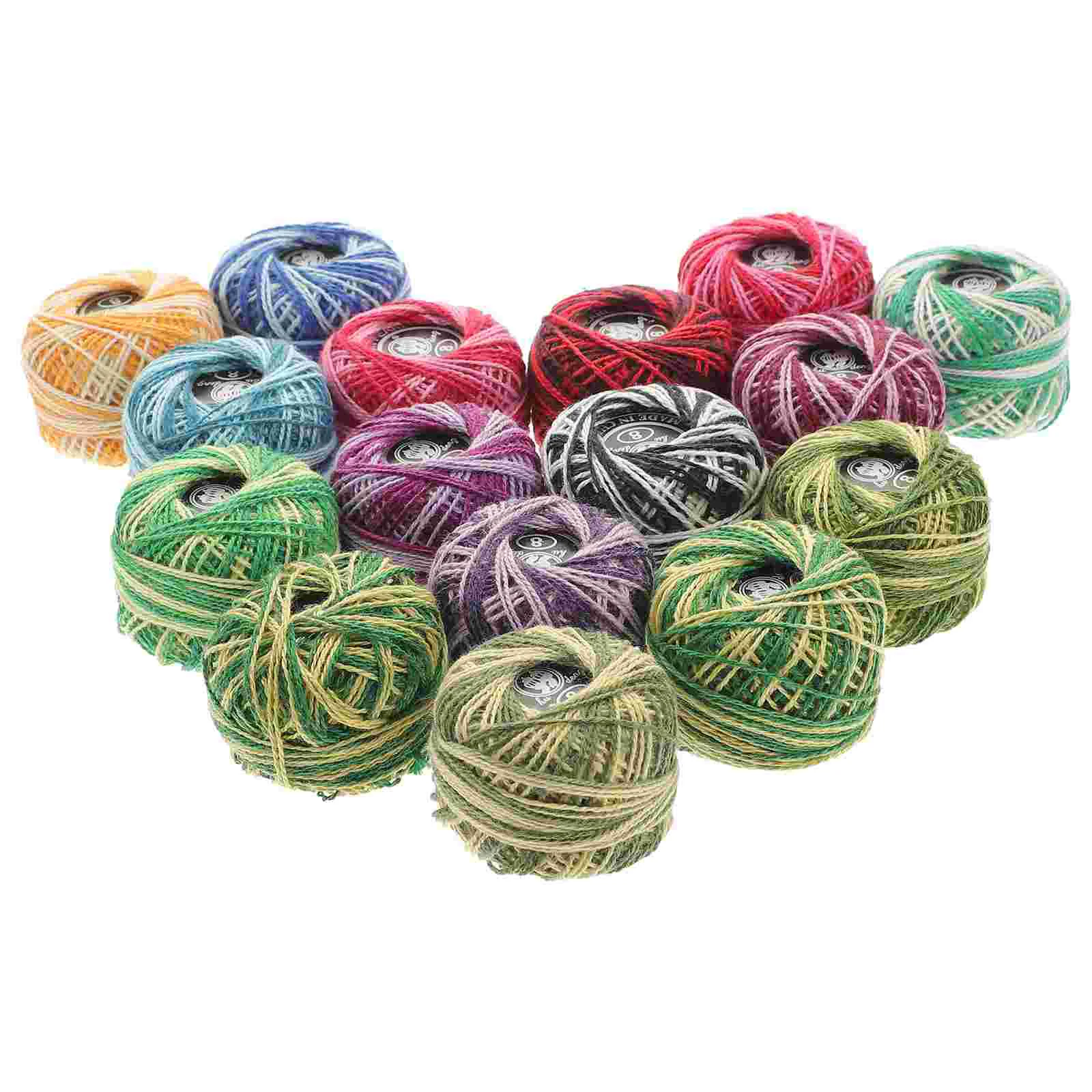 

Embroidery Thread Set Cross Stitch Embroidery Wool Cotton Line Craft Supplies for Home Gift Making (Random Color)