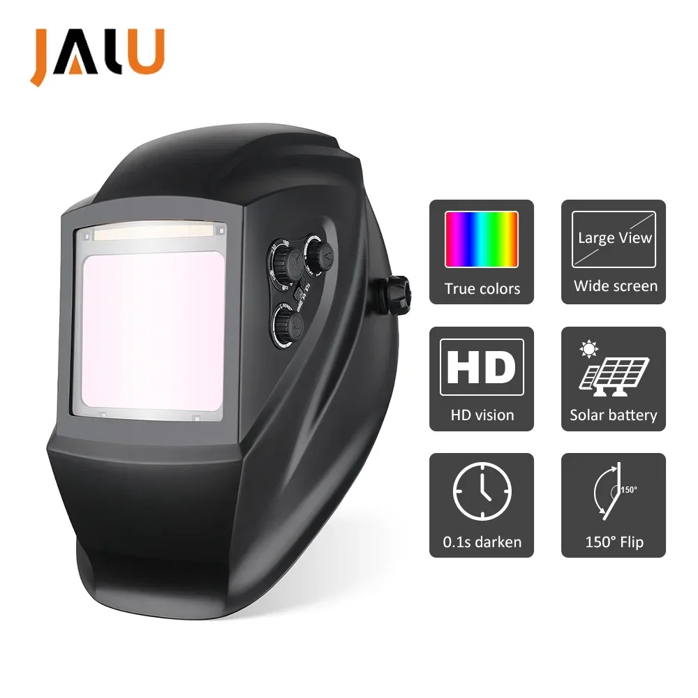 Welding Helmet Welding Helmet Lens Solar Welding Mask Helmet Safety Auto Darkening Adjustable Range Electric Welder Lens for Welding Machine Mask