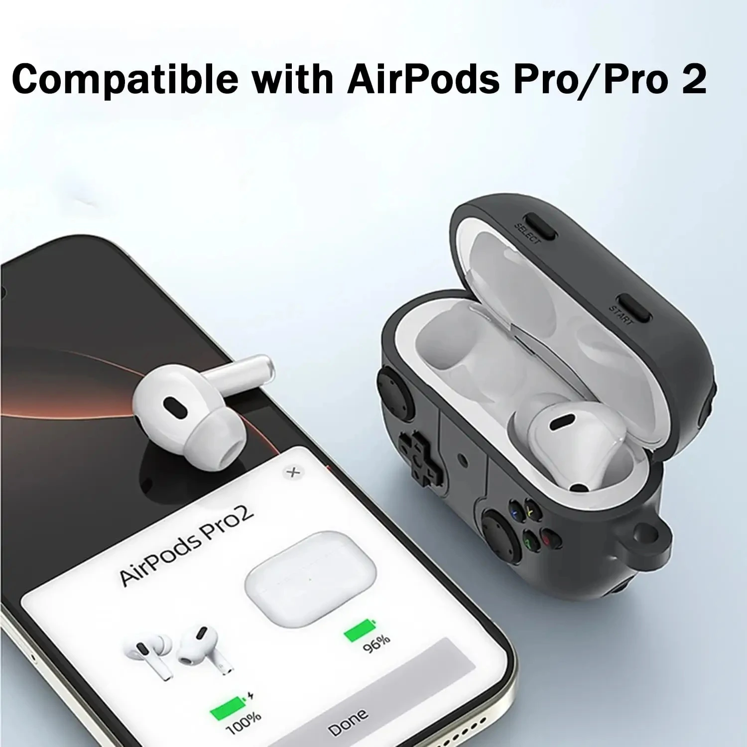 Game Console Design Silicone Protective AirPods Case Cover