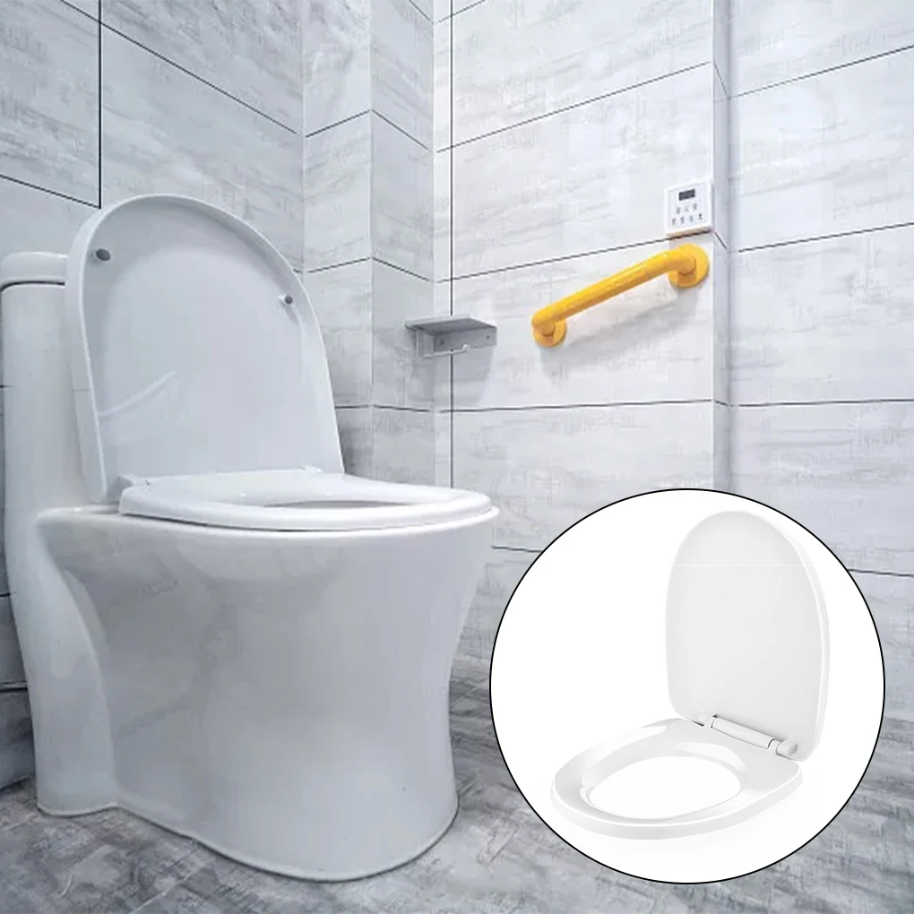 SoftCloseToiletSeatCoverRemovableClosestoolCushionWaterproofToiletsSeatsLidBathroom