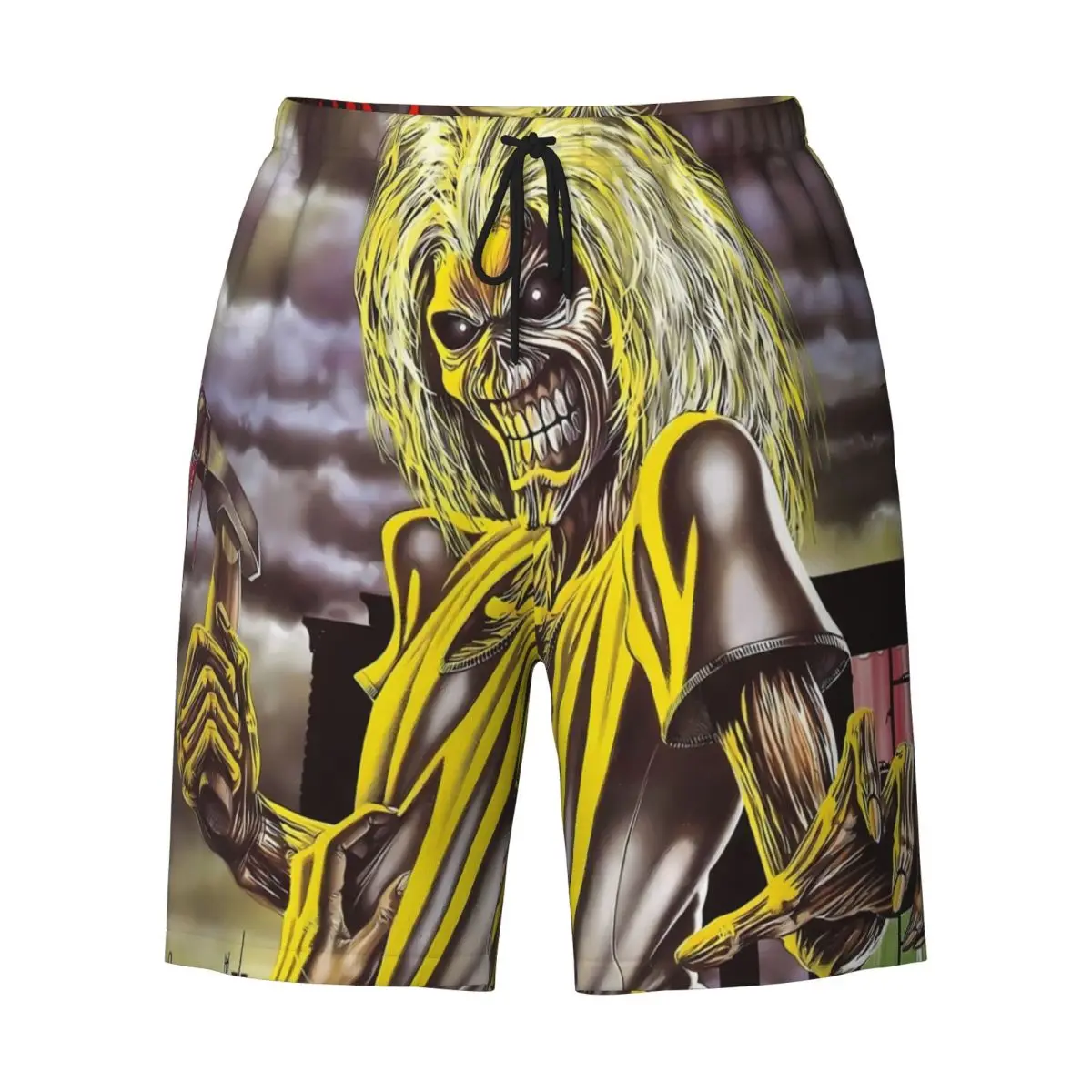 Irons Band Maidens Music Killers Board Shorts Summer Casual Board Short Pants Men's Sports Surf Quick Dry Design Beach Trunks 3