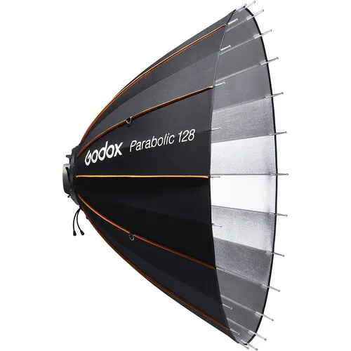 ..Godox P128KIT 우산 소프트박스 68cm 88cm 128cm 158cm 사진 스튜디오 캐논용 포물선 스피드라이트 라이트 포커싱 시스템