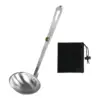 Foldable Soup Spoon Stainless Steel Outdoor Dining Tool Portable Kitchen Utensil Tableware for Picnic Fishing Camping Travel Foldable Soup Spoon Stainless Steel Outdoor Dining Tool Portable Kitchen Utensil Tableware for Picnic Fishing Camping Travel