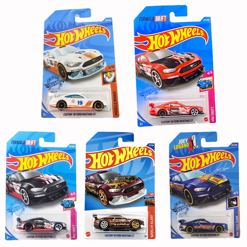 Hot Wheels C4982 Little Sports Car Modified Ford Mustang Custom 18 Ford Mustang Gt Alloy Model