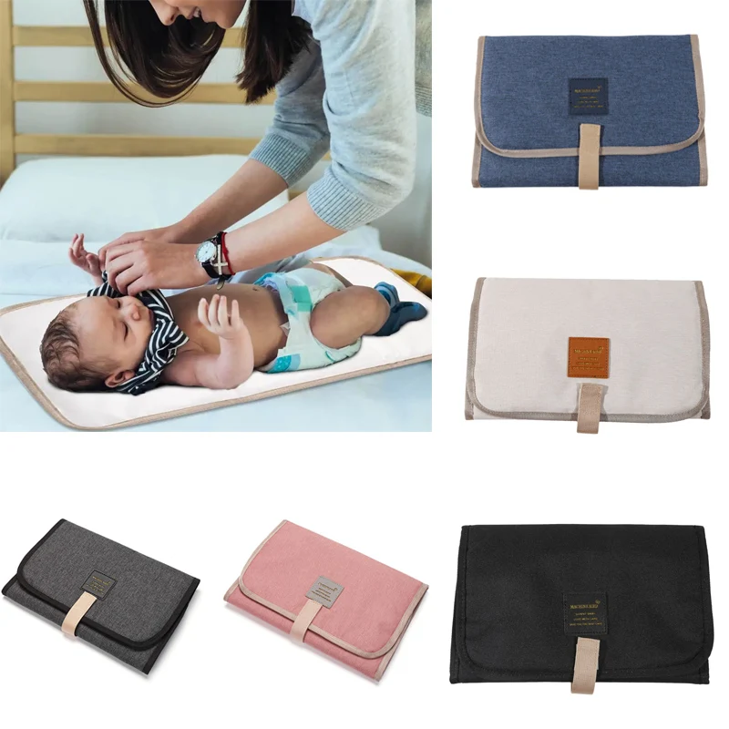 Foldable Baby Diaper Changing Pad Waterproof Newborn Diaper Pad Portable Toddler Changing Table Durable Nylon Baby Sheet
