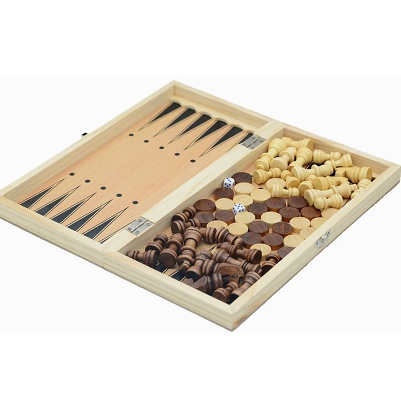 Folding Wooden Chess Set 5 Sizes Board Game foldable chess board folding chess board board game