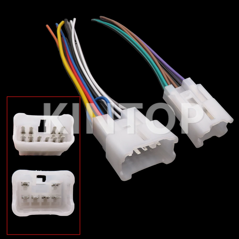 

Auto Stereo Connector Car Audio CD Changer Wiring Harness Adapter for Toyota 7122-1360 MG620153 MG620153-5 MG620055 7122-130