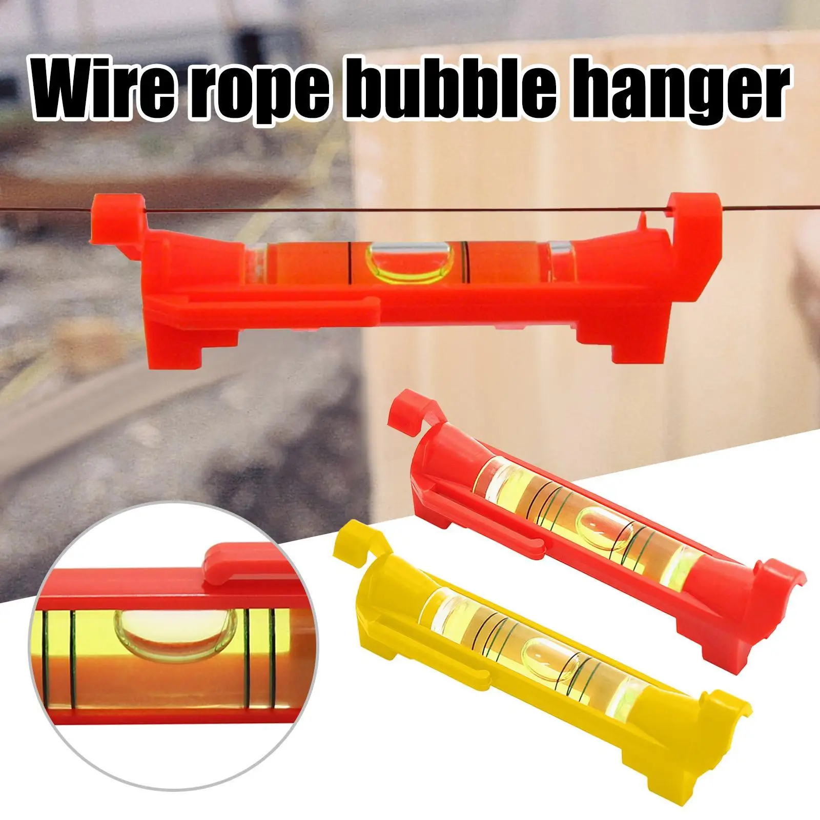 Pocket Line Hanging Spirit Level Horizontal Bubble Level Mini Meter Measuring Tools Building Construction String