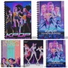 Anime Movie K-pop Demon Hunters Notebooks A6 Stationery Coil Writing Pads for Students School Supplies Office Accessories Gift
