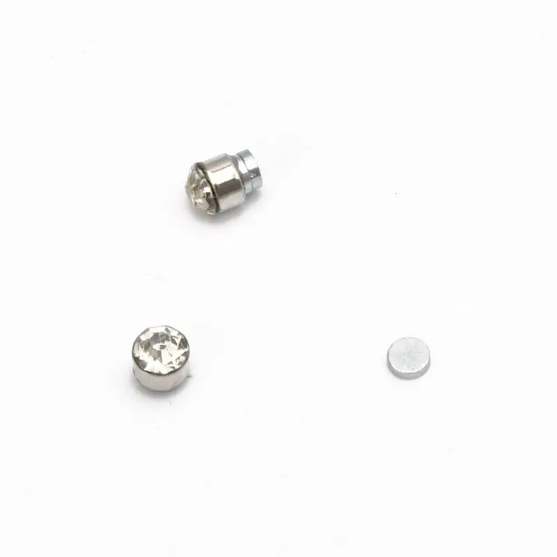 12 Pairs Crystal Rhinestone Magnetic Clip Non Piercing Earrings Fashion Jewelry 6