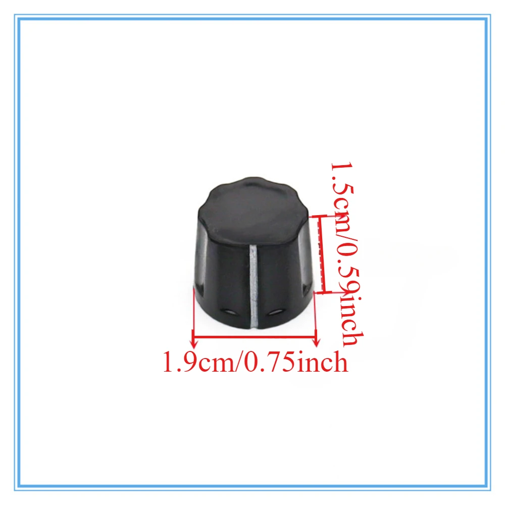4PCS 19 &times; 15.5 bakelite knob cap potentiometer knob cap electronic instrument/electrical equipment switch hole 4MM