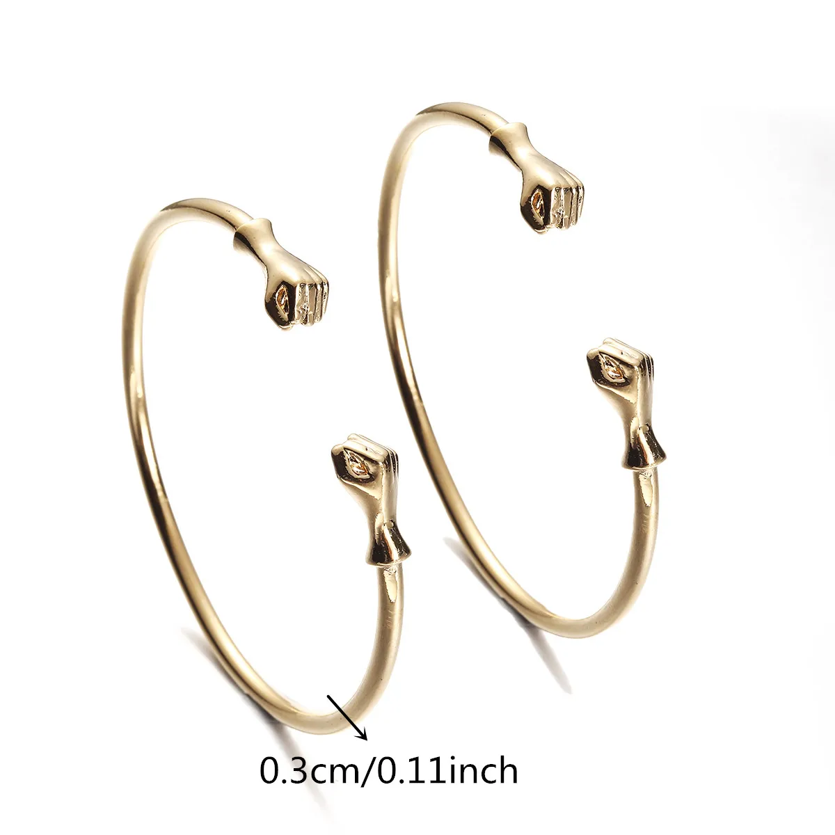 Bangle Bracelet 2pcs Indian Fist Bangles Opening Embossing Dubai Ethiopian Brazil Bracelets Jewelry