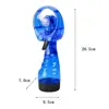 Portable Hand Held Battery Power Fan Air Water Mist Bottle Cooling Spray Office 4