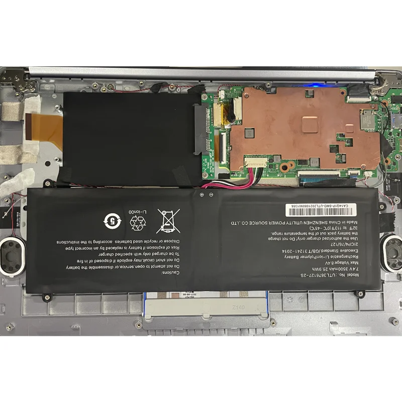 Bateria do Portátil 25.9wh 37wh para Prestigio Smartbook 141 c2 Z142 145 M-sb145 Pc208 Pc209 lg 47761272s Nv4774126-2s Utl3676127-2s - Imagem 6
