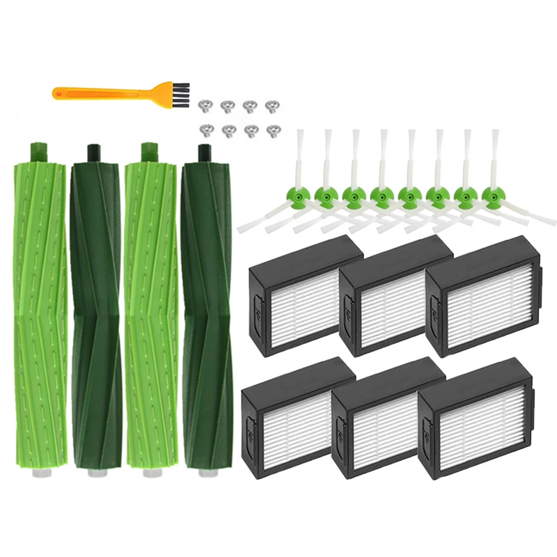 

Hepa Filter+Side Brush+Brush Roll+dust bags Replacement for iRobot Roomba i7 E5 E6 I Series Robot Vacuum Cleaner Spare Parts