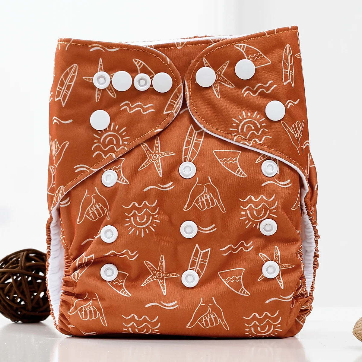 Eco-Friendly Waterproof Reusable Baby Cloth Diaper