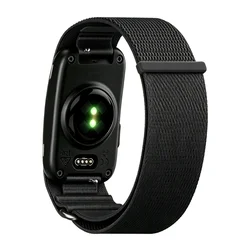 Nylon Adjustable Sports Armband - Woven Strap - Armband (Black)