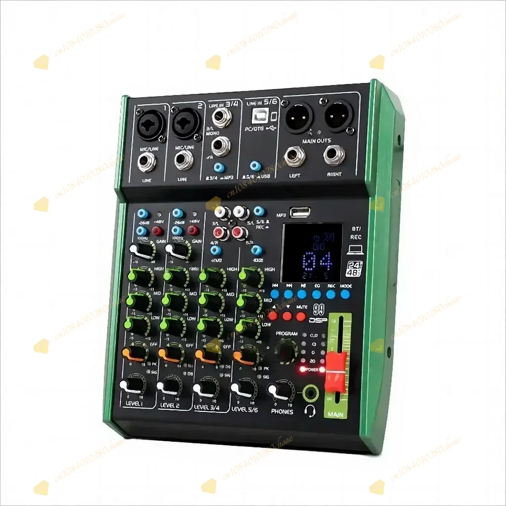 Mixer Console Usb 8-Channel 6-Channel Professional Best Audio Power