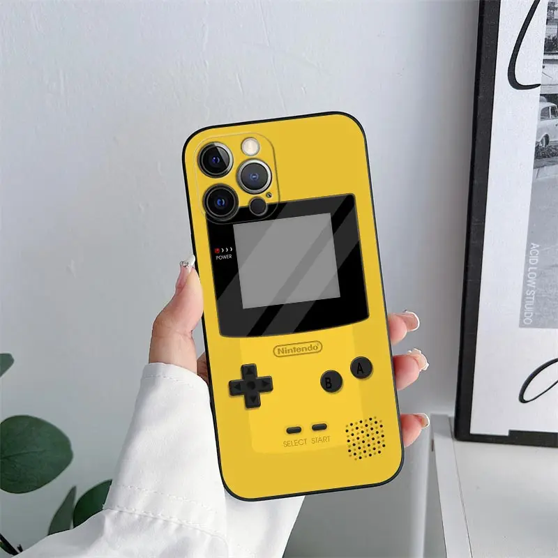 Vibrant Handheld Gaming-Themed Phone Case