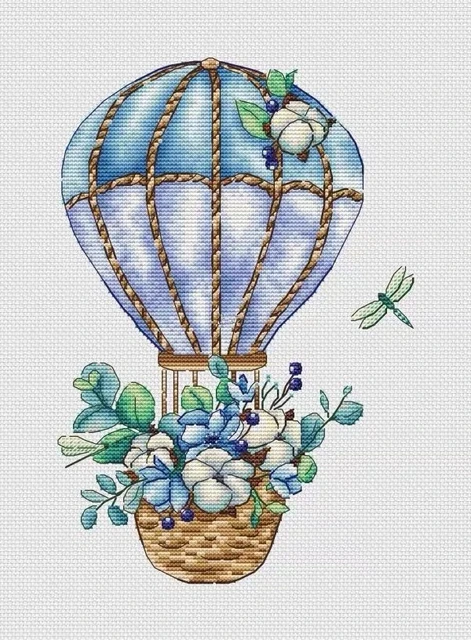 Love in the Air! SM-087 Counted Cross Stitch Kit