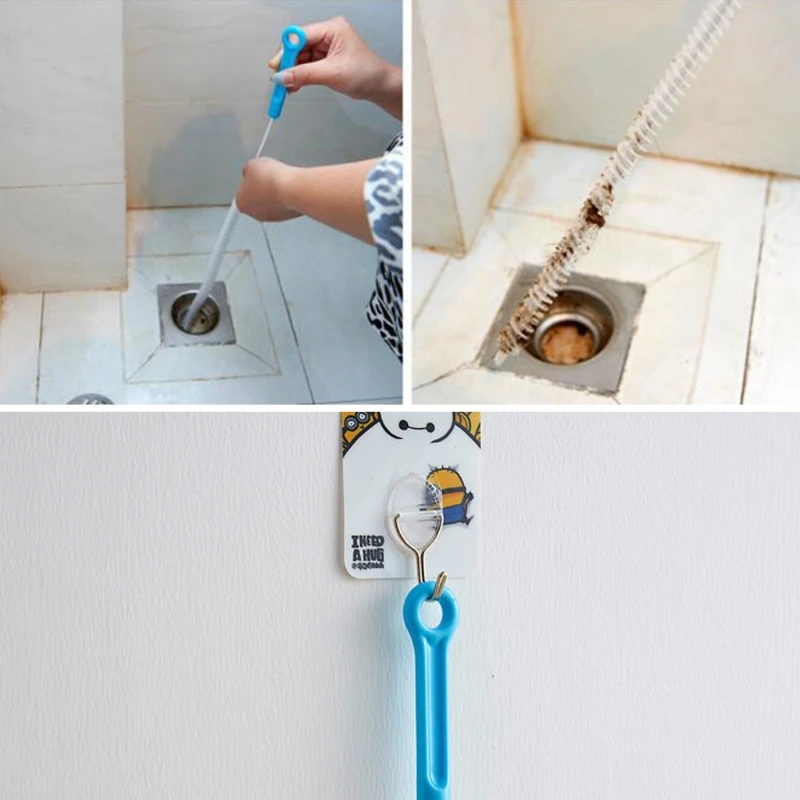 Sink Drain Cleaner Sticks Hair Drain Clog Remover Tool Plumbers Snake for Kitchen Bathroom Bathtub Pipeline Sewer