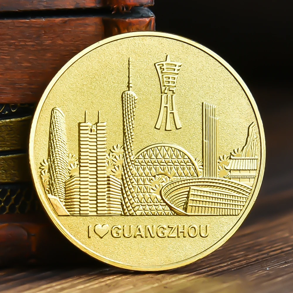 

Сувенирные туристические памятные монеты хуаду янчэн из Гуанчжоу