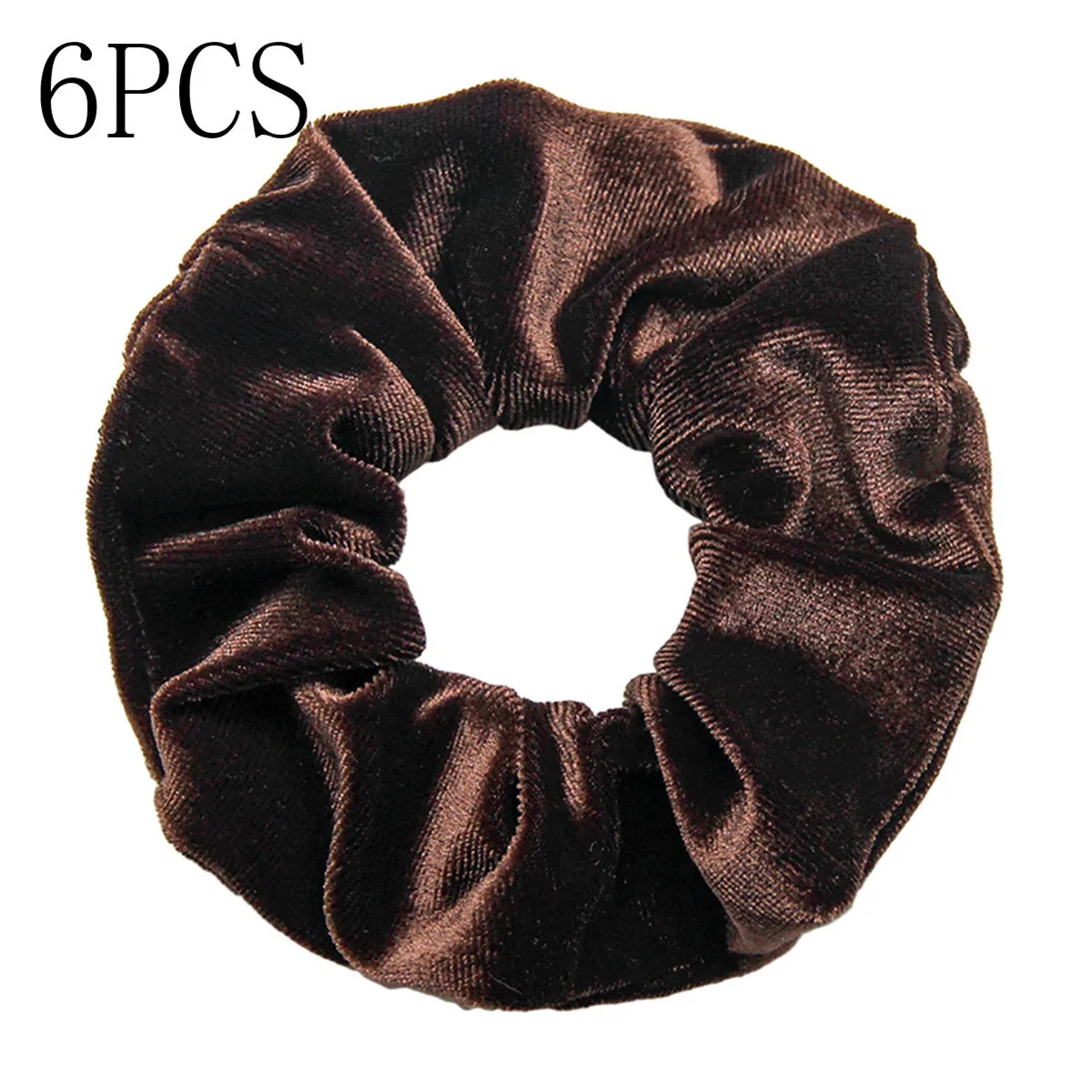 Velvet and Tie Dye Scrunchies Hair Accessories Set