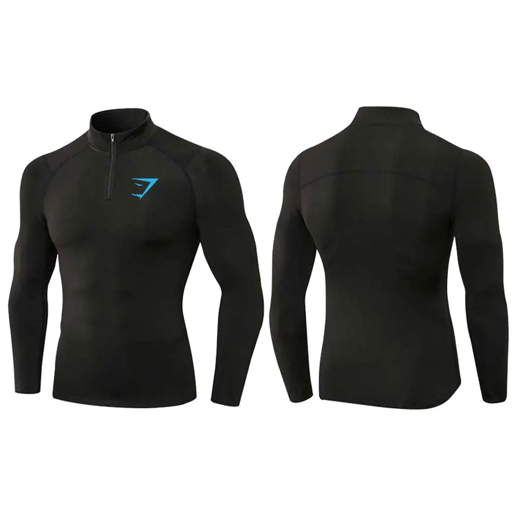 Maglietta a Compressione da Uomo per Bodybuilding, Abbigliamento Sportivo a Manica Corta ad Asciugatura Rapida, T-shirt per Palestra e Corsa - immagine 6
