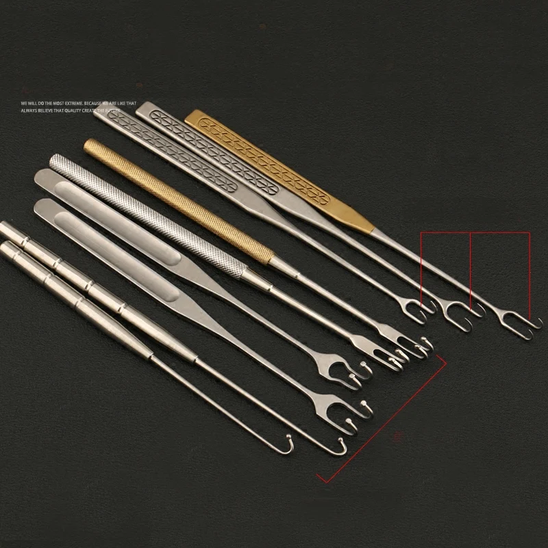 Beauty Plastic Pull Hook Nose Double Ball Head Pull Hook Blunt Head Sharp Head Double Eyelid Hook Single Claw Double Claw