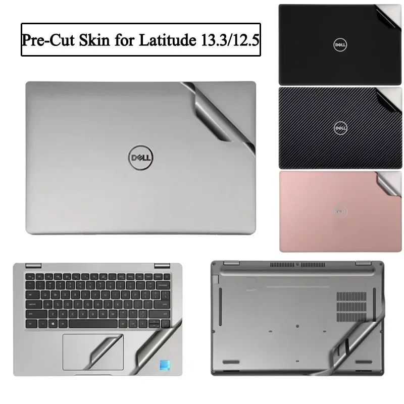 Pre-Cut No Glue Laptop Vinyl Sticker Skin Accessories Decal Cover Film For Latitude 13.3 12.5 7350 7340 7320 5350 5340 5320 vinyl film sticker laptop sticker