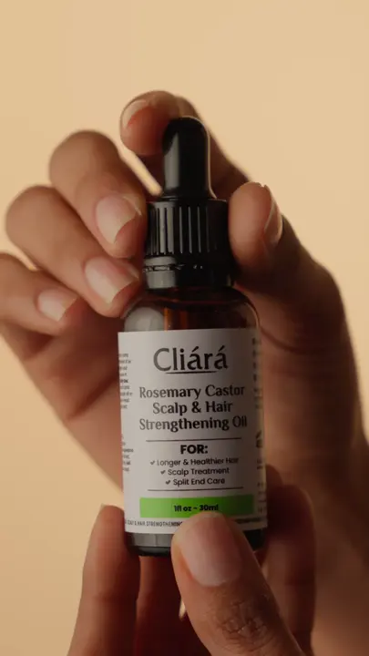 Cliara Rosemary Castor Scalp & Hair Strengthening Oil 30ml