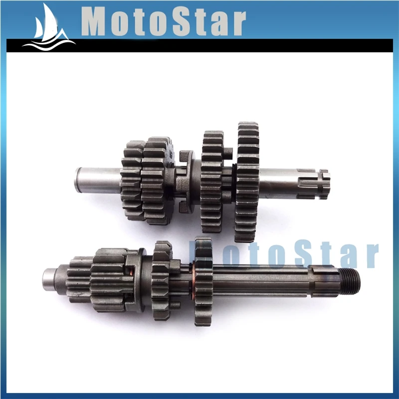 Transmission Gear Box Main Counter Shaft For Chinese YX140 YX150 YX160 YX 140cc 150cc 160cc Engine Pit Dirt Bike Motocross
